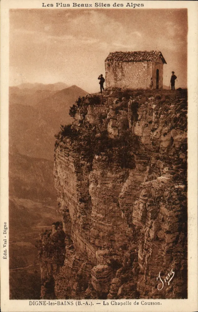 Digne-les-Bains (B.-A.) — La Chapelle de Cousson — Éd. Vial - Digne - Anverso