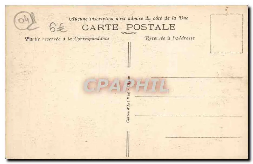 Digne-les-Bains (B.-A.) — La Chapelle de Cousson — Éd. Vial - Digne - Reverso