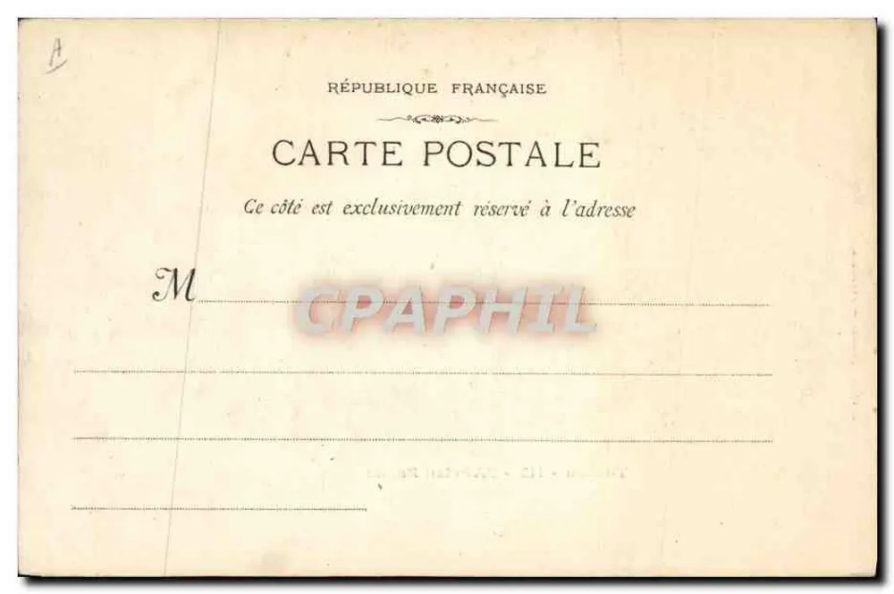 Toulon — l'Ancien Bagne — E. Lacour, Phot. Marseille — n° 117 - Verso
