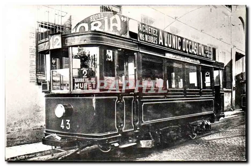 Tramway n°43 — Barrière de Muret — Société des Communications - Voorkant