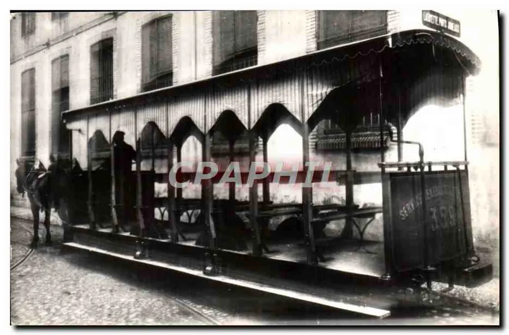 Tramway hippomobile — Toulouse — Sociedade das Comunicações - Frente