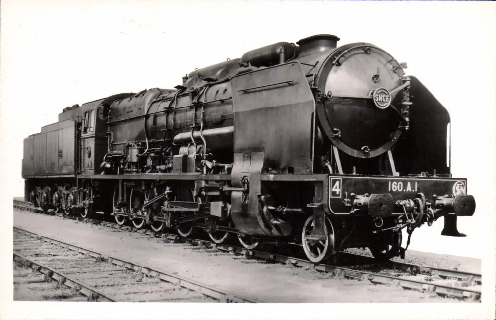 Locomotiva 160.A.1 — SNCF — 2ª série - Frente