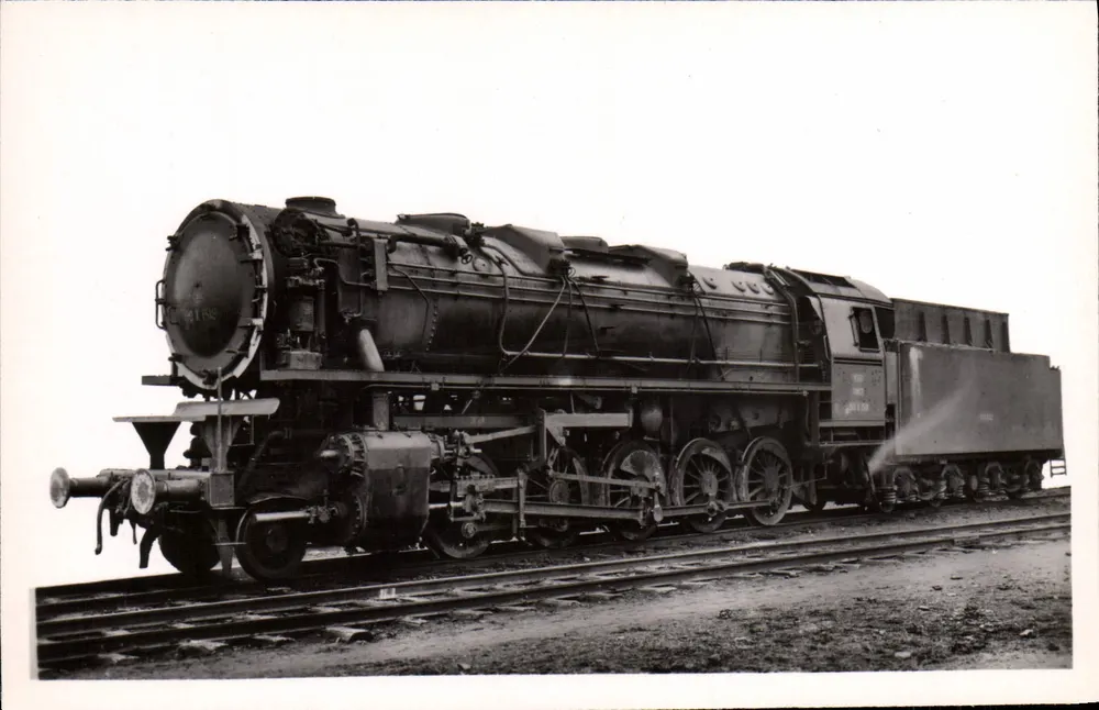 Locomotiva 150 X a superaquecimento — Tender 34 X — S.N.C.F. — 2ª série - Frente