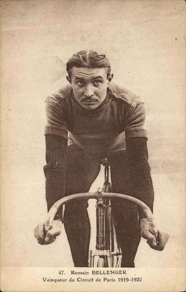 Romain BELLANGER — Sieger des Paris Circuit 1919-1922 — E. Beauvais, Verleger - Vorderseite