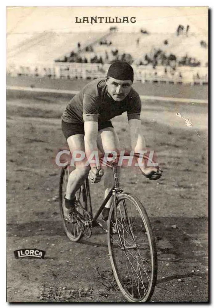 Ciclista em Lantillac — editor Ilorca, número de série não visível - Frente