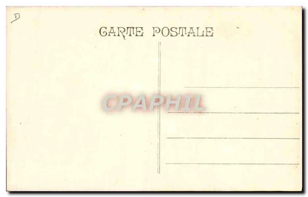 Ciclista em Lantillac — editor Ilorca, número de série não visível - Verso