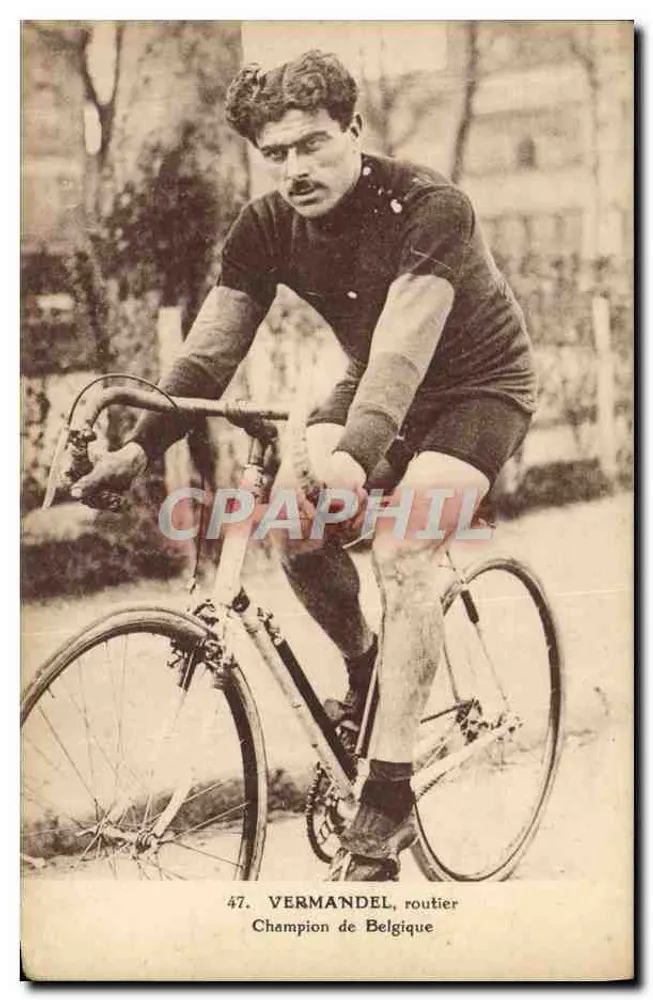 Vermandel, Radfahrer — Champion von Belgien — E. Batauer, Verlag Argenteuil - Vorderseite