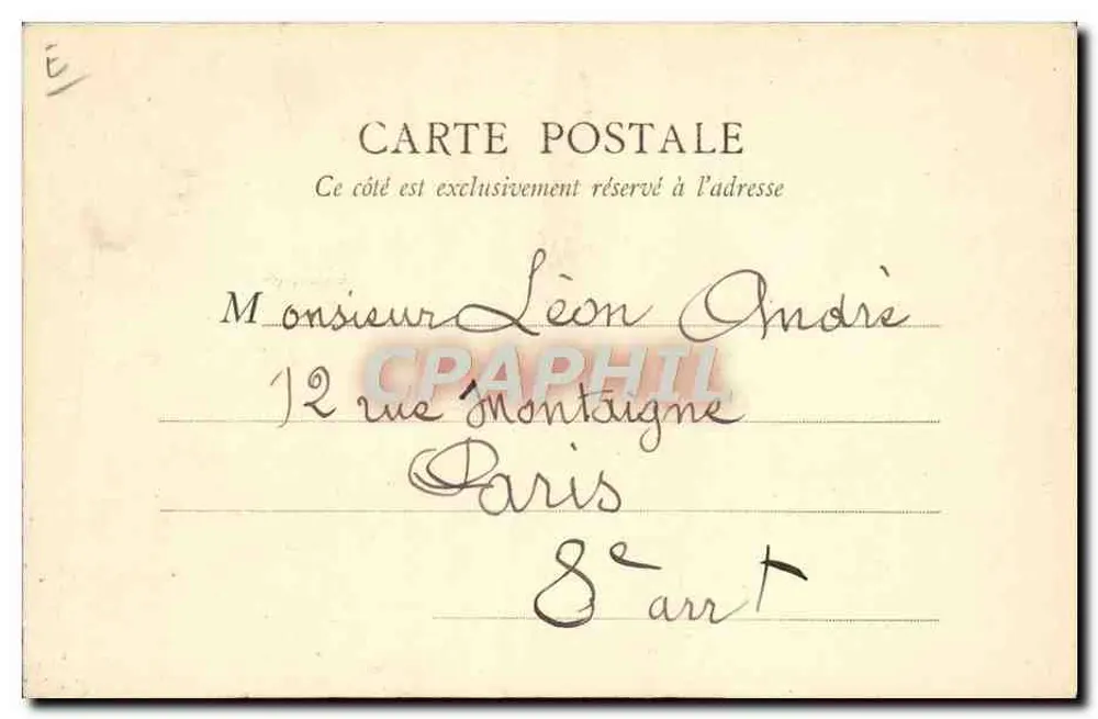 Les Coureurs – Dangla — B.F. Paris, n° 5 - Achterkant