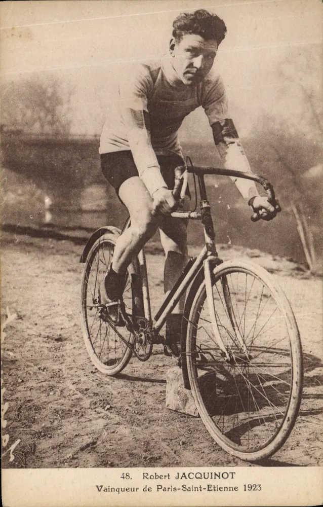 Robert Jacquinot — Sieger von Paris-Saint-Étienne 1923 — E. Beauregard, Nr. 48 - Vorderseite