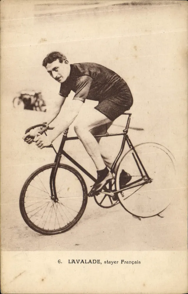 Lavalade, Franse fietsrijder — n°6 — E. Bastin, uitgever - Voorkant