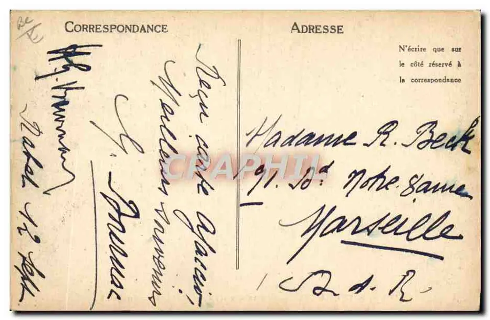 Jüdischer Schuhmacher — Marrakech — Scènes & Types, n°7065 — LL - Rückseite