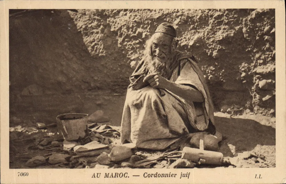 Im Marokko — Jüdischer Schuhmacher — I.L. n°7060 - Vorderseite