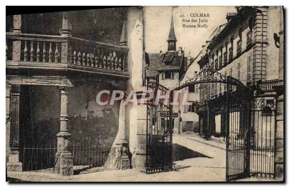 Colmar — Rue des Juifs, Maison Molly — Verlag unbekannt, Nummer 49 - Vorderseite