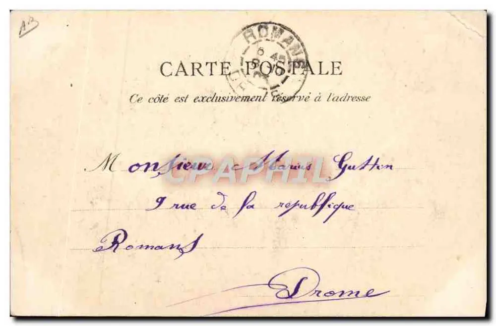 Alger — A Sinagoga — Coleção Inteira P.-S. n°206 - Verso