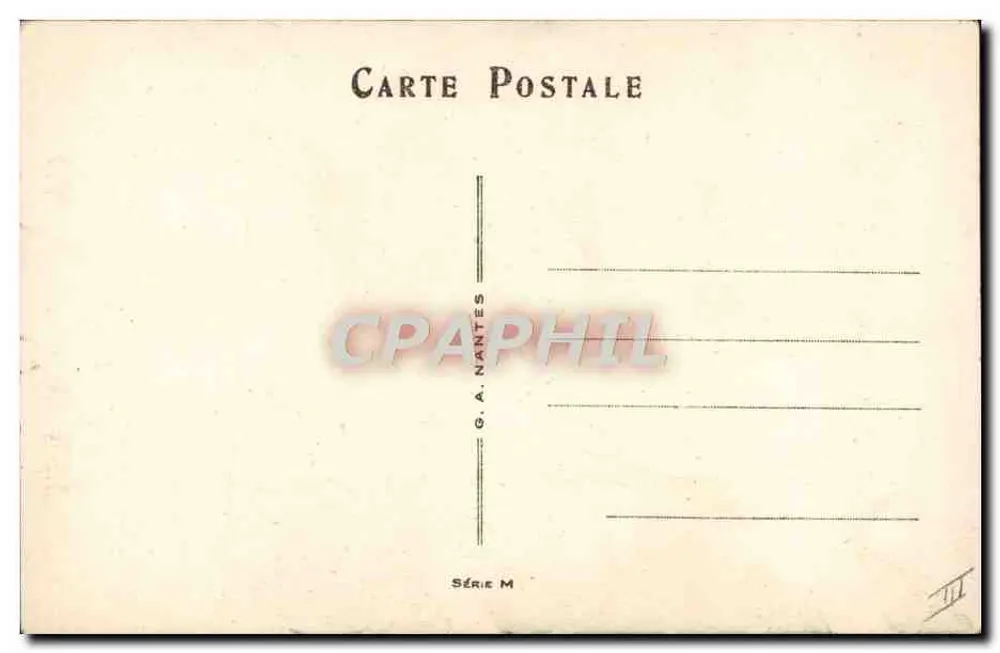 Satirische kaart — giftige tong — G.A. NANTES, serie M, n°21 - Achterkant