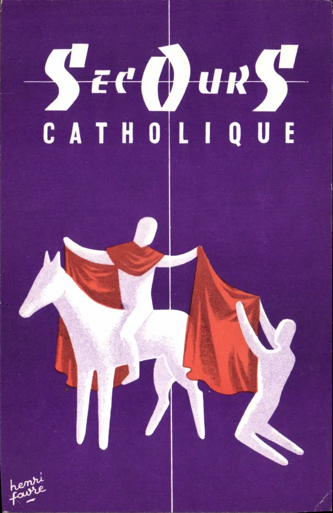 Secours Catholique — Henri Fauvre — editor não visível - Frente