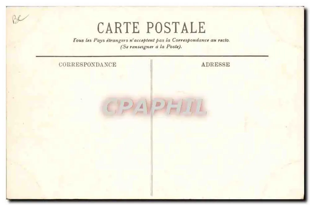 O "Castor" submersível — La Pallice — A. Bougault n°458 - Verso