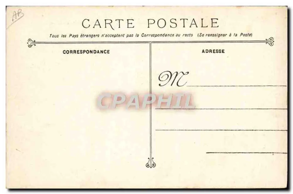 190 TRUITTE - U-Boot-Torpedoboot auf der Oberfläche — Französische Marine — Verleger Chototypie Marius Bar, Toulon - Rückseite