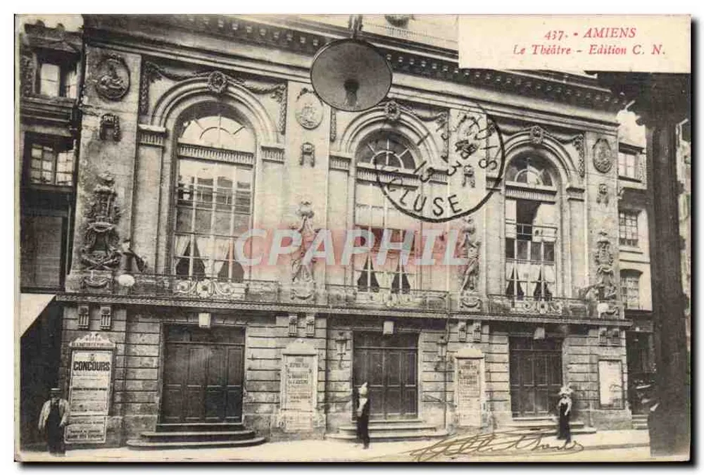 Amiens — O Teatro — Edição C. N. n° 437 - Frente