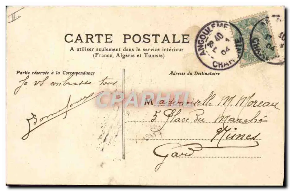 Angoulême — O Teatro — Novas Galerias - Verso