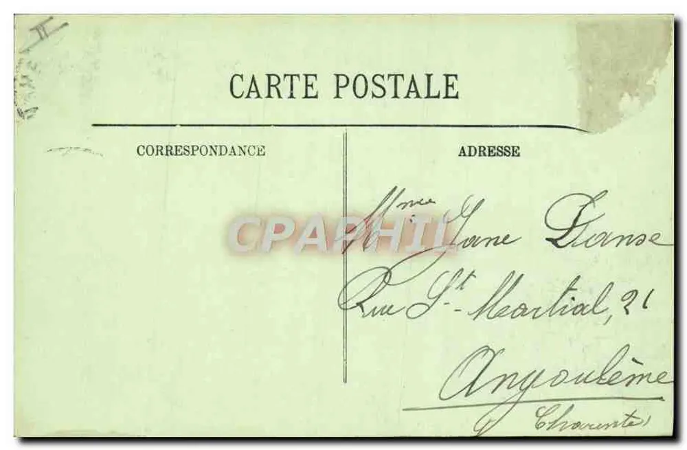 Angoulême — O Teatro — LL. — N° 110 - Verso