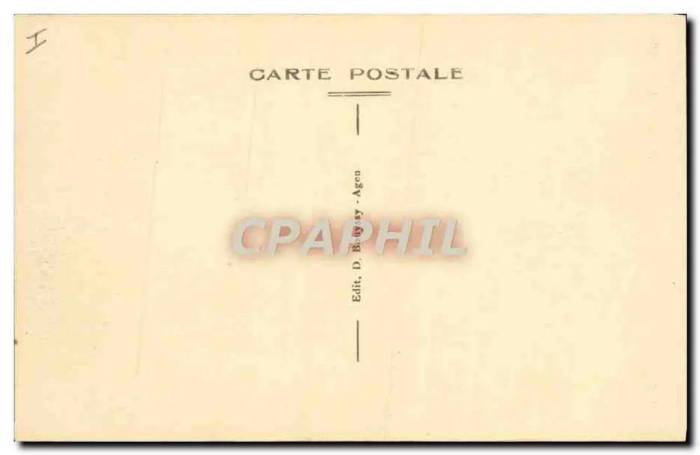 Agen (L.-et-G.) — Teatro Ducourneau - Museu - Verso