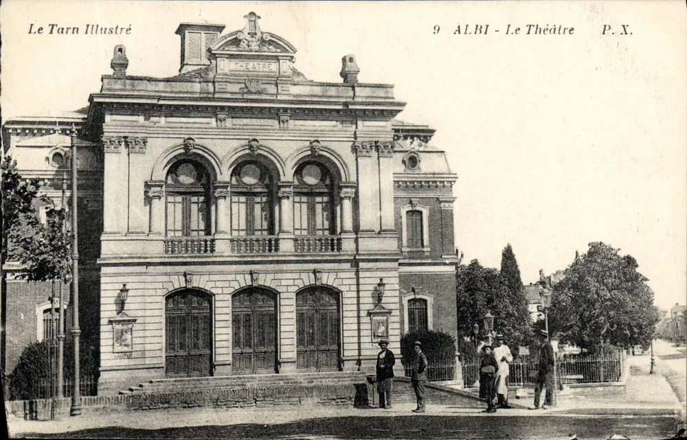 Albi - O Teatro — editor Le Tarn Illustré, n° P.X. - Frente