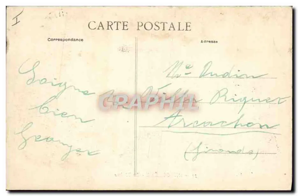 Angoulême - O Teatro — editor Nouvelles Galeries, n°31 - Verso