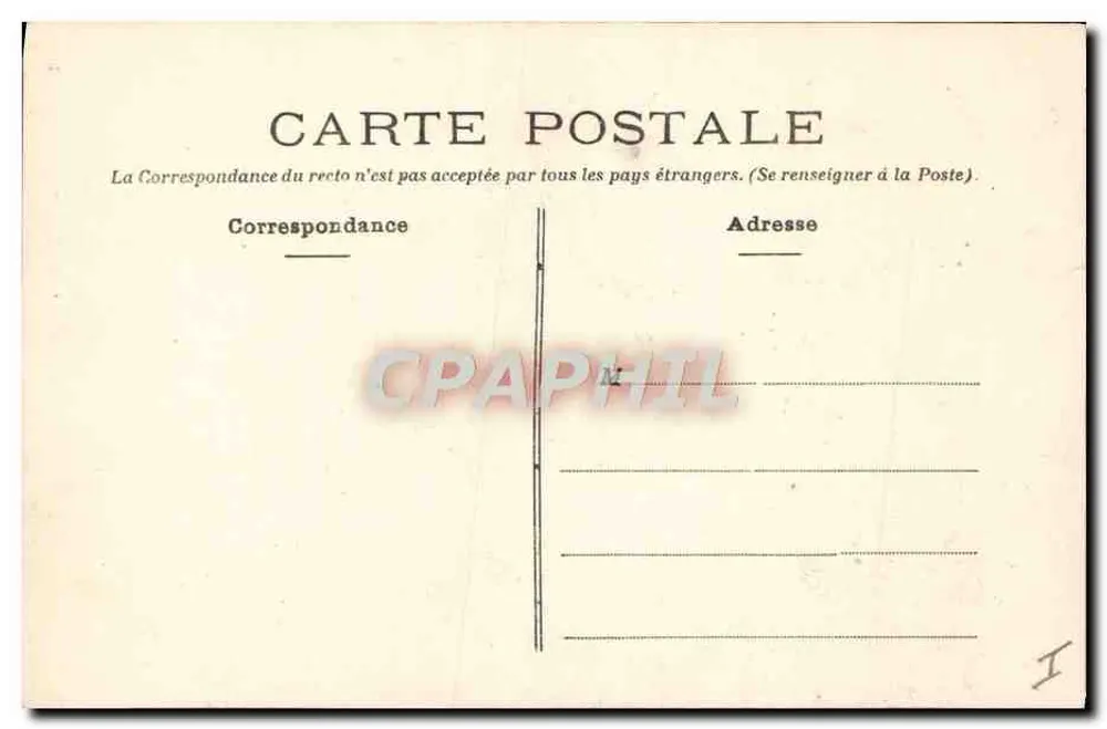 Angers — A Vista do Teatro — LECOMTE & CIE, n° 65 - Verso