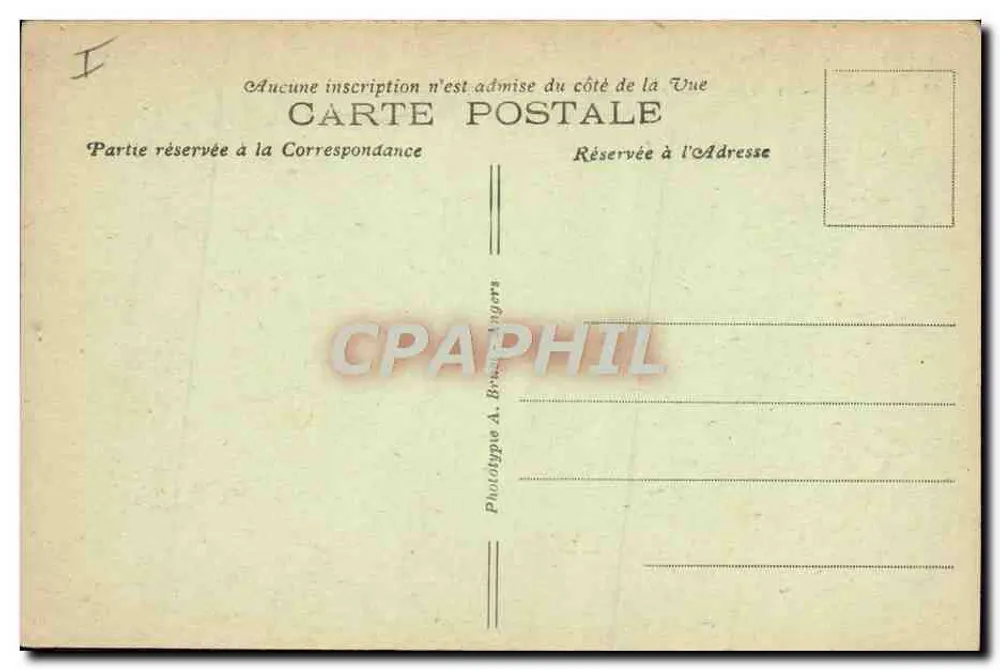 Angers — O Grande Teatro — A. B. - Verso