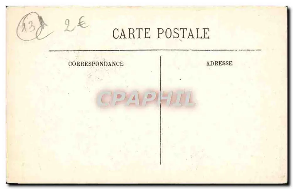 Aix-en-Provence — Hotel Bonnet de la Beaume, Ende des 18. Jahrhunderts (D' Latil), Rue Bœauf, 22 — Ausgabe Guittard - Rückseite