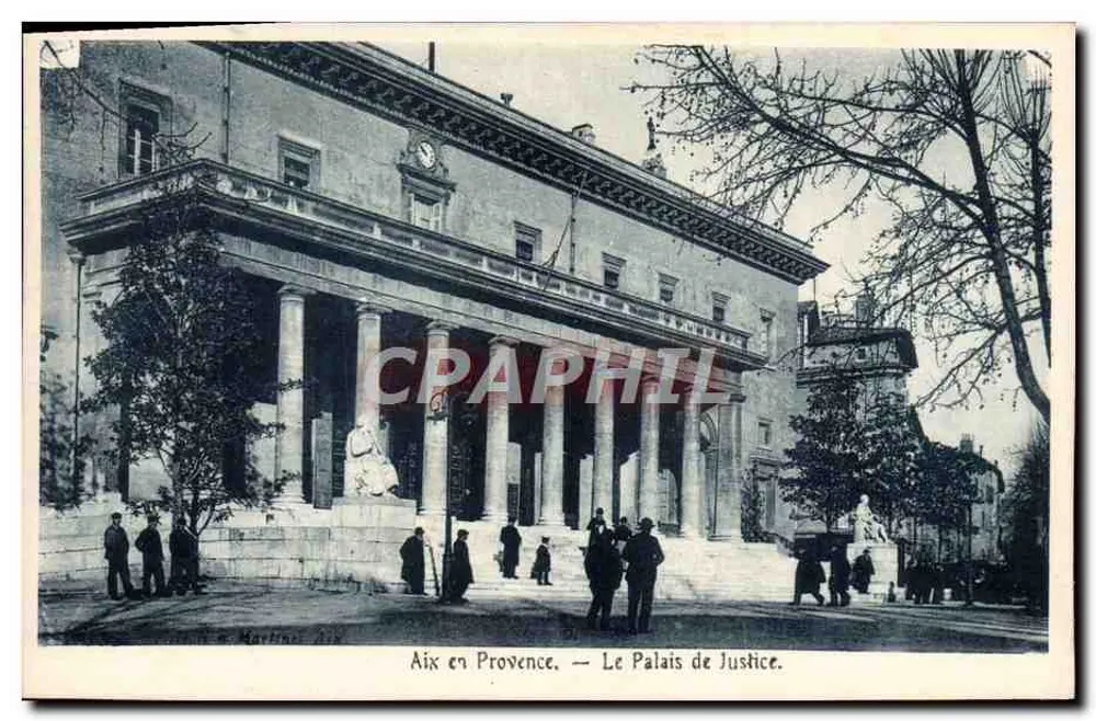 Aix en Provence — O Palácio de Justiça — editor Martine, n°13 - Frente