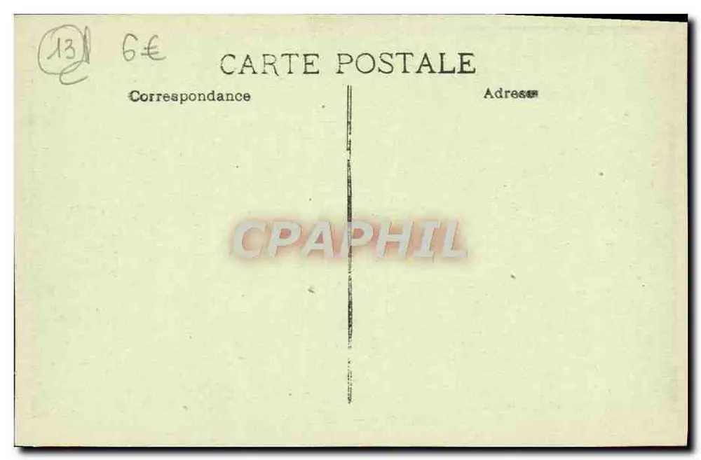 Aix en Provence — O Palácio de Justiça — editor Martine, n°13 - Verso