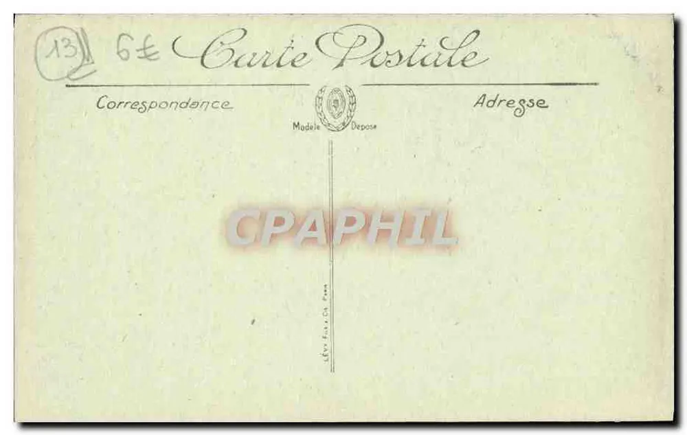 Aix-en-Provence — La Cathédrale St-Sauveur — Éditeur E.L. n°9 - Verso