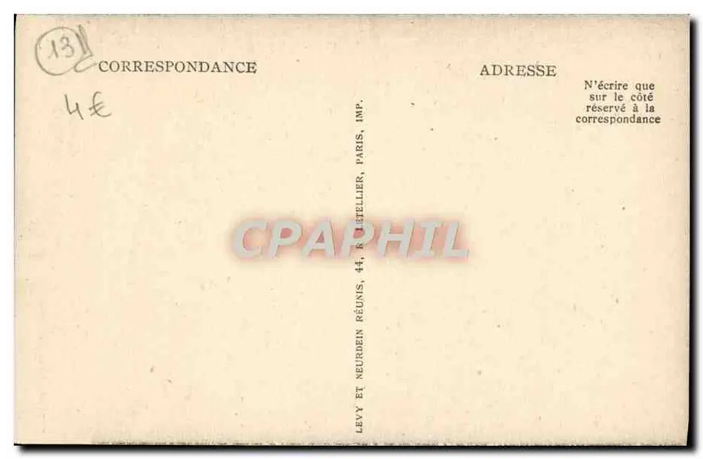 Aix-en-Provence — Innere Eisenpforte des ehemaligen Erzbischofspalastes — Verlag Tavelle - Rückseite