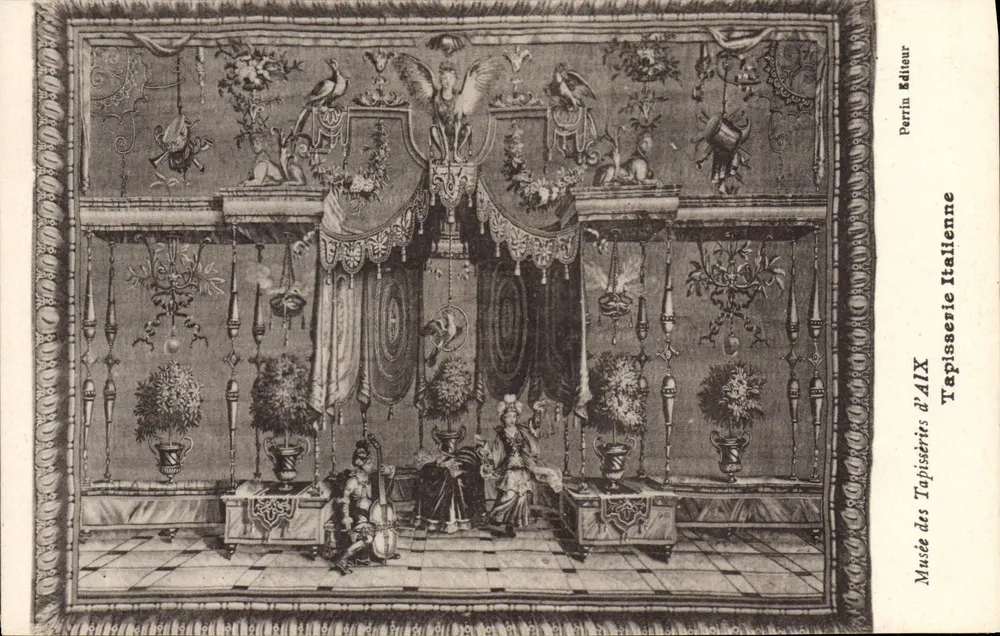 Museum der italienischen Teppiche — Teppich von AIX — Verlag Perlin - Vorderseite