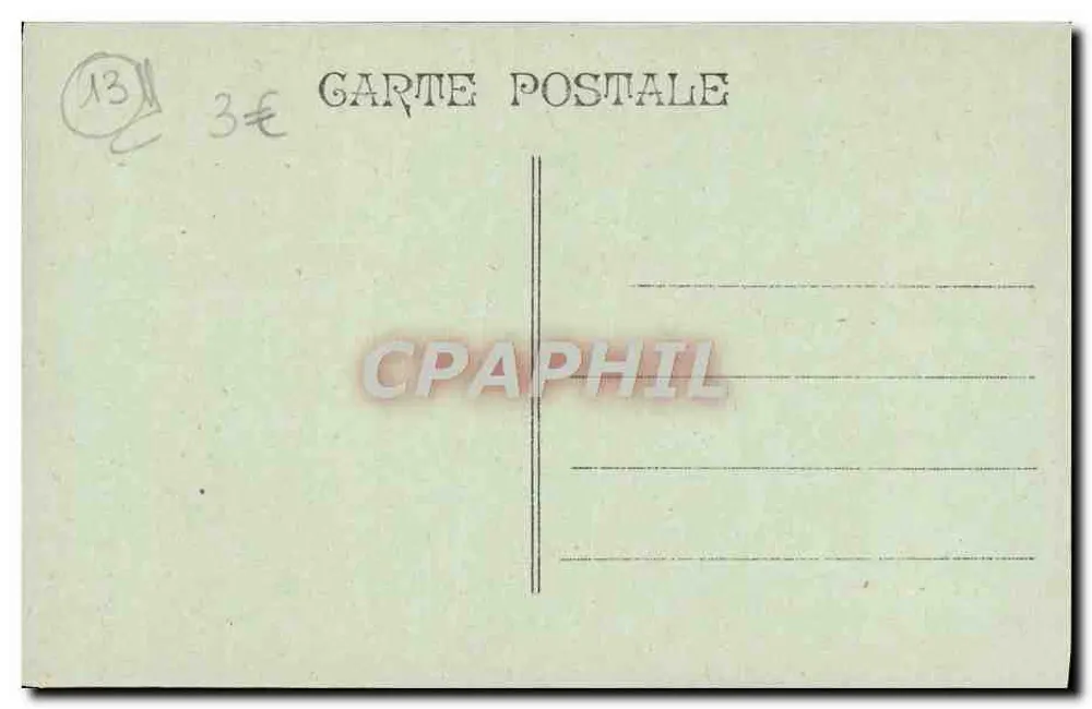 Museum der italienischen Teppiche — Teppich von AIX — Verlag Perlin - Rückseite