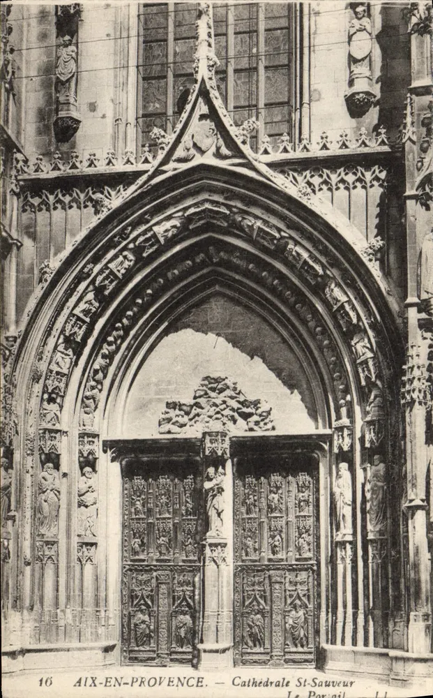 Aix-en-Provence — Kathedrale Saint-Sauveur — Le Porail - Vorderseite