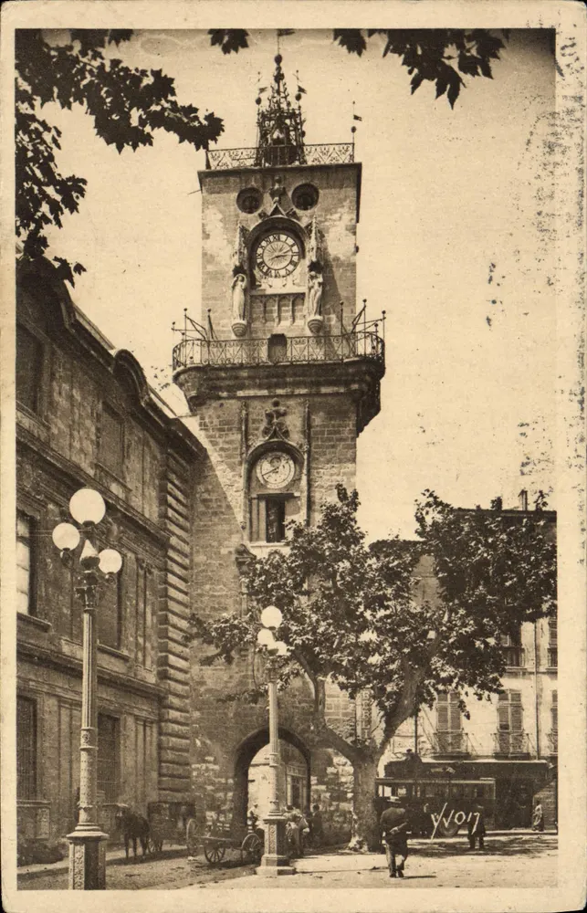 Aix-en-Provence — Turm der Uhr — Éditions d'Art Yvon - Vorderseite