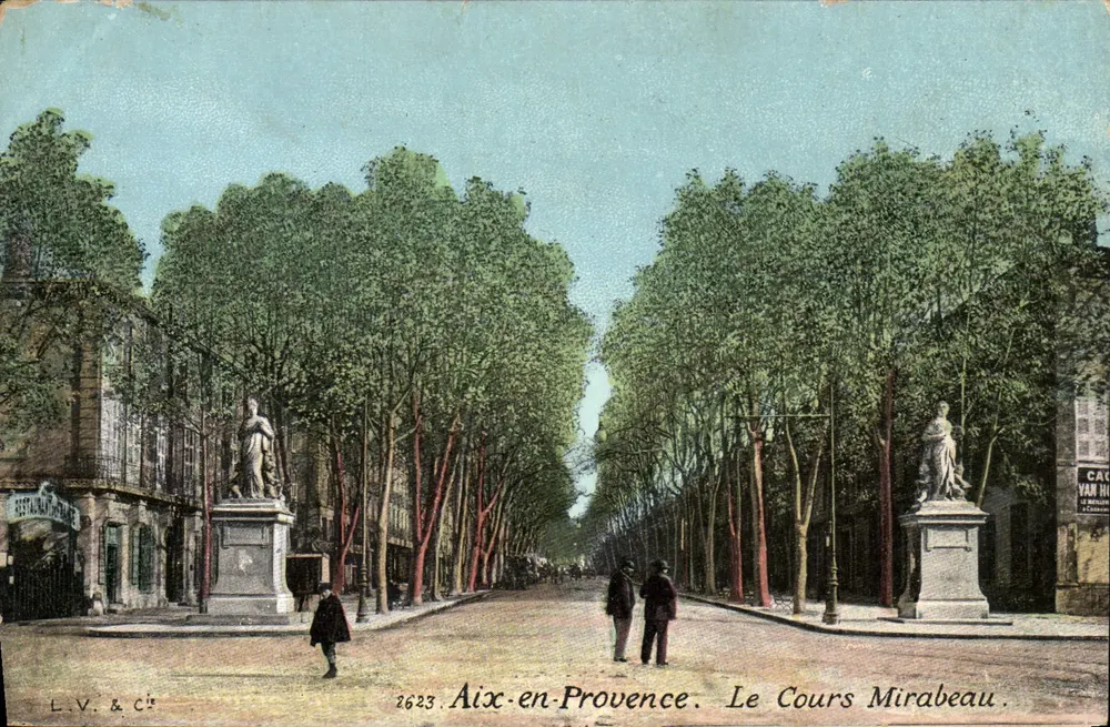 Aix-en-Provence — O Cours Mirabeau — L.V. & Cie, n° 2623 - Frente