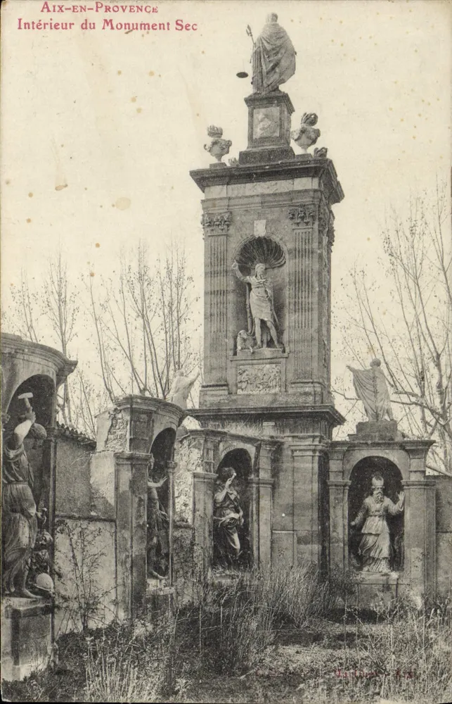 Aix-en-Provence — Interior do Monumento Sec — Editor: Aix-en-Provence, n° 174 - Frente