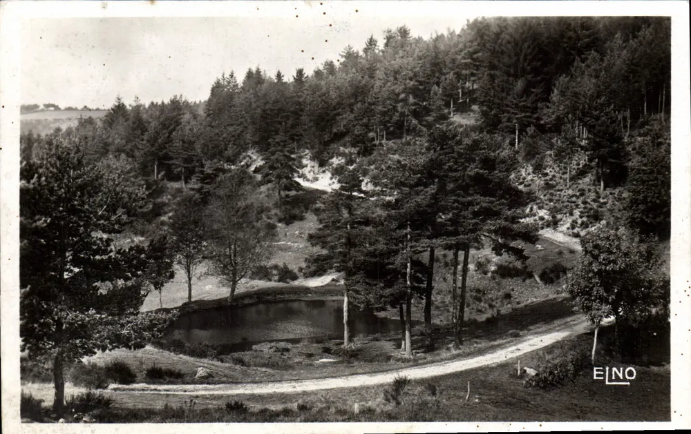 La Cluvesc (Ardèche) — Lago do Val d'Or — Edição de Léon Margent, n°12444 - Frente