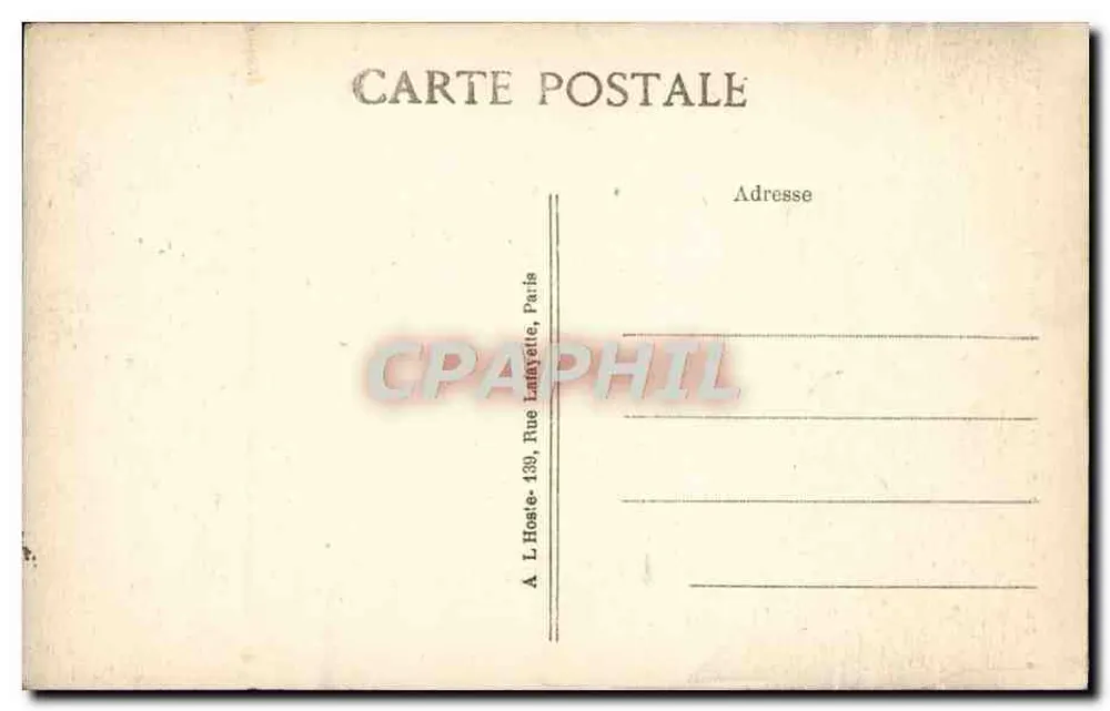 Poissy (S.-et-O.) — Die Taufbecken — Abstieg zum Grab — L.H., Paris - Rückseite