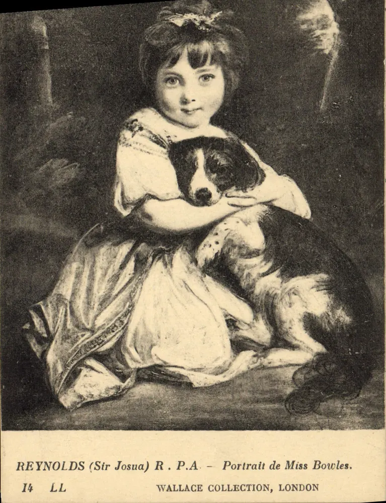 Portrait von Miss Bowles — Werk von Sir Joshua Reynolds — Wallace Collection, London - Vorderseite