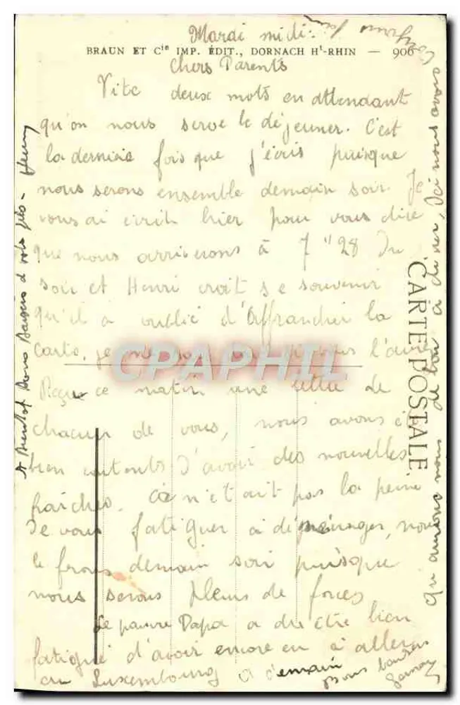 Mulhouse — Innenansicht der Kirche Saint-Etienne - Rückseite