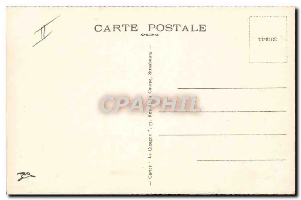 Colmar — Kommissar der Polizei — n° 5176 - Rückseite