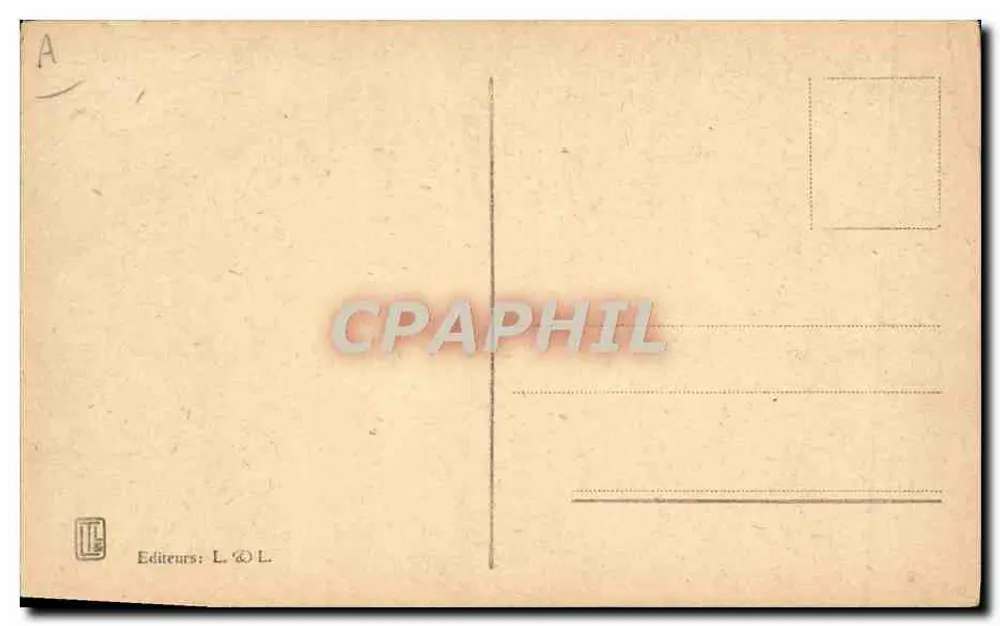Alter Rabbi — Portrait — Verlag L. & L. Nr. 123 - Rückseite
