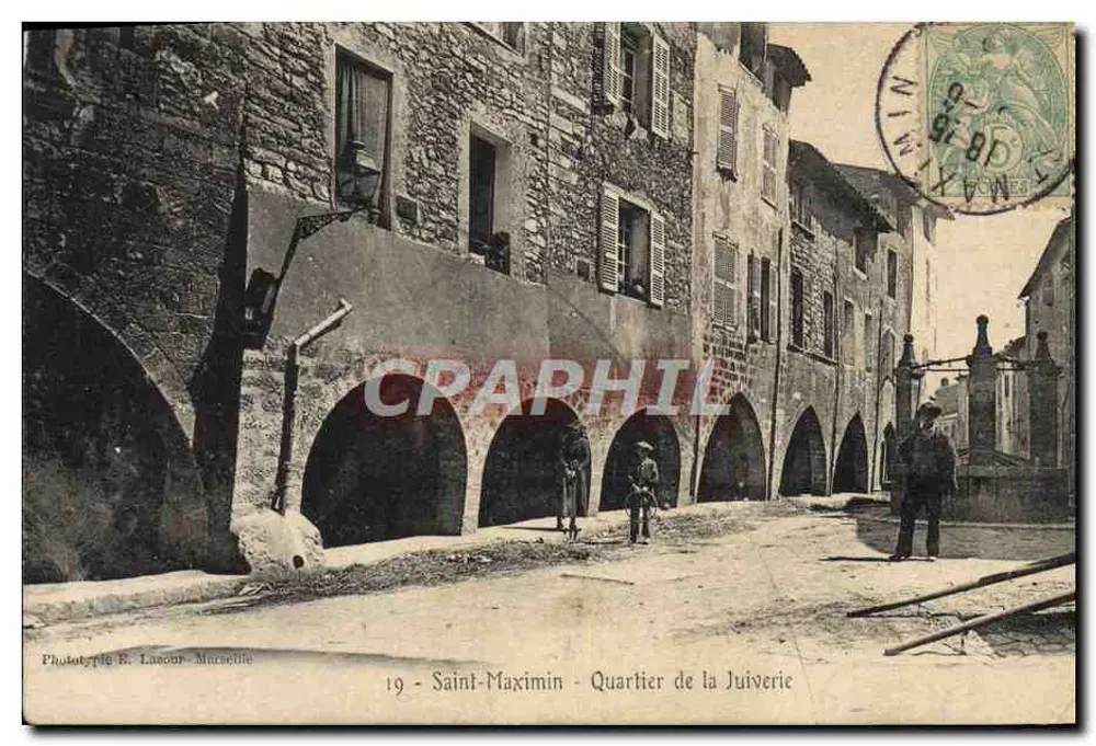Saint-Maximin - Quartier de la Juiverie — Phot. B. Lascour, Marseille, n°19 - Vorderseite