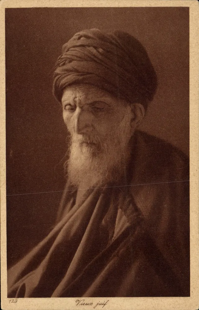 Alter Jude — Portrait — Verleger L.&L, n°123 - Vorderseite