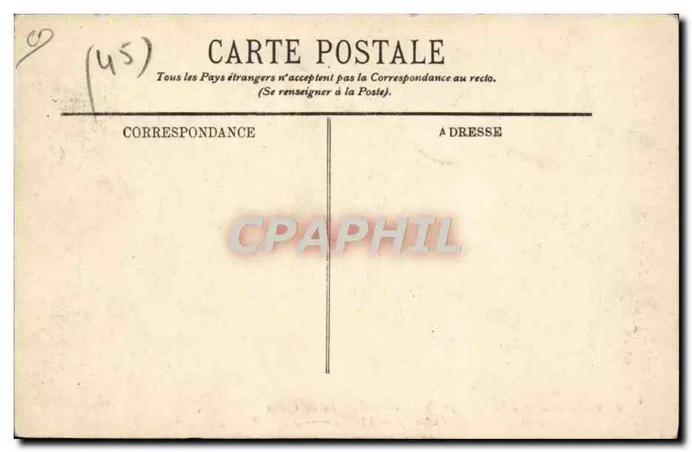 Orléans — Fest der Jeanne d'Arc — Die Prozession — Feuerwehr Orléans — LL. - Rückseite